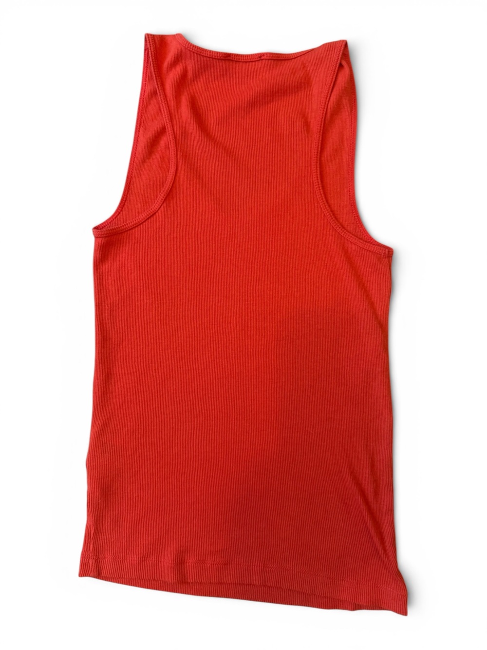 J.Crew Women's Ribbed Scoop-Neck Tank Top – orange – Size S - Picture 2 of 3